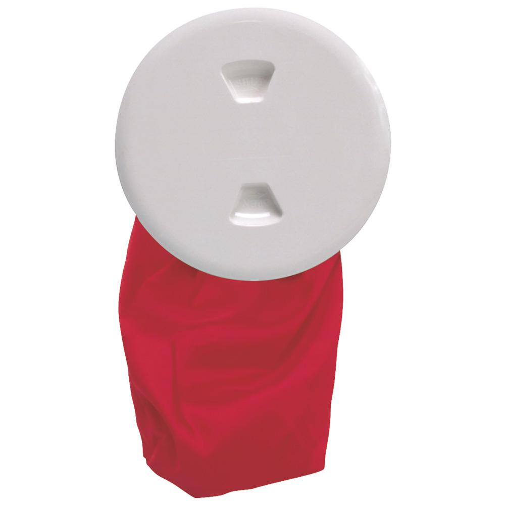 BECKSON DP50BW 5 INCH STOWAWAY DECK PLATE WHITE WITH 12 INCH BAG 5.5 INCH CUTOUT - High quality product image showing BECKSON DP50BW 5 INCH STOWAWAY DECK PLATE WHITE WITH 12 INCH BAG 5.5 INCH CUTOUT details and features BECKSON DP50BW 5 INCH STOWAWAY DECK PLATE WHITE WITH 12 INCH BAG 5.5 INCH CUTOUT - High quality product image showing BECKSON DP50BW 5 INCH STOWAWAY DECK PLATE WHITE WITH 12 INCH BAG 5.5 INCH CUTOUT details and features