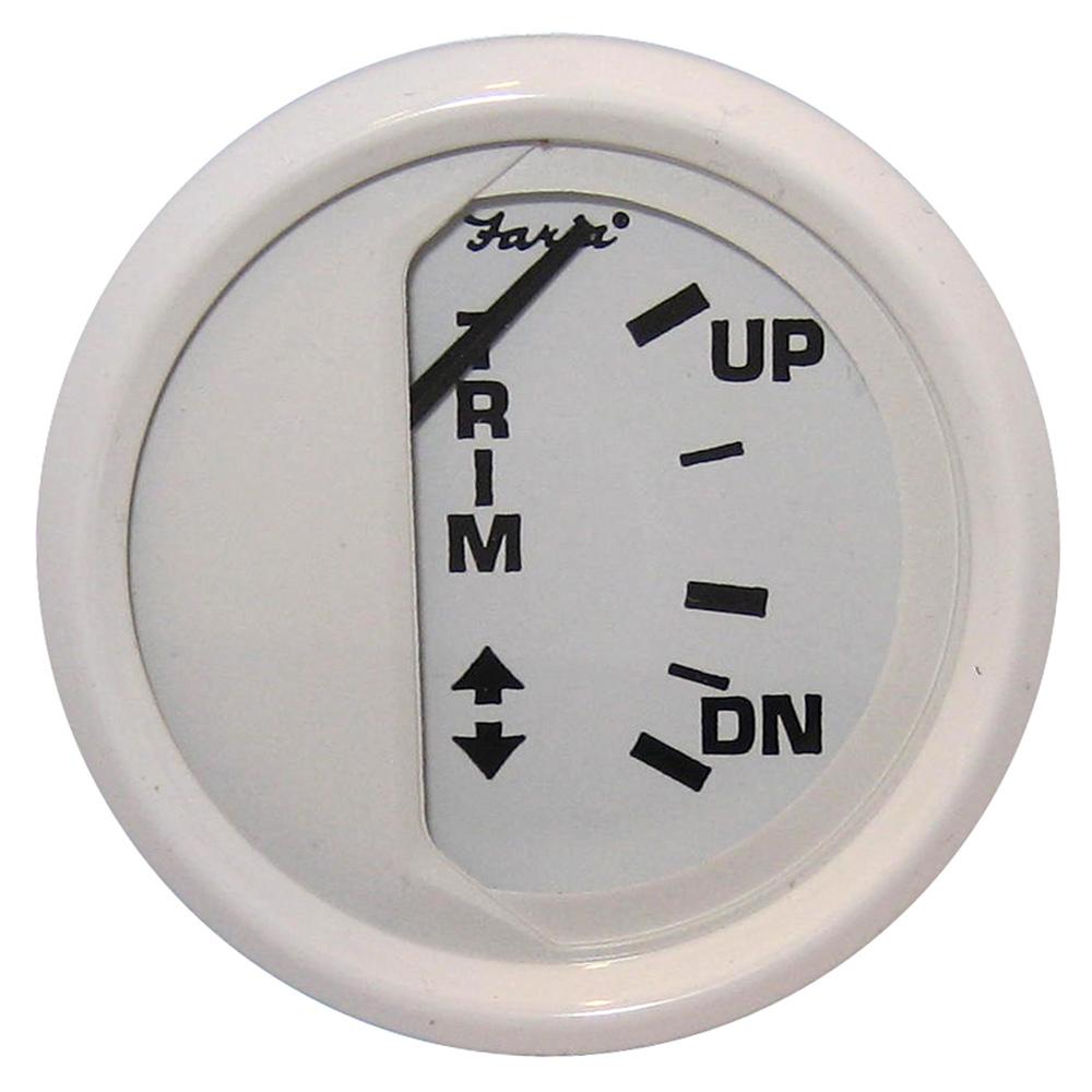 FARIA 13122 DRESS WHITE 2 INCH TRIM GAUGE (MERCURY / MARINER / MERCRUISER / VOLVO DP / YAMAHA-2001 AND NEWER) from The Twister Group FARIA 13122 DRESS WHITE 2 INCH TRIM GAUGE (MERCURY / MARINER / MERCRUISER / VOLVO DP / YAMAHA-2001 AND NEWER) - The Twister Group Tools product