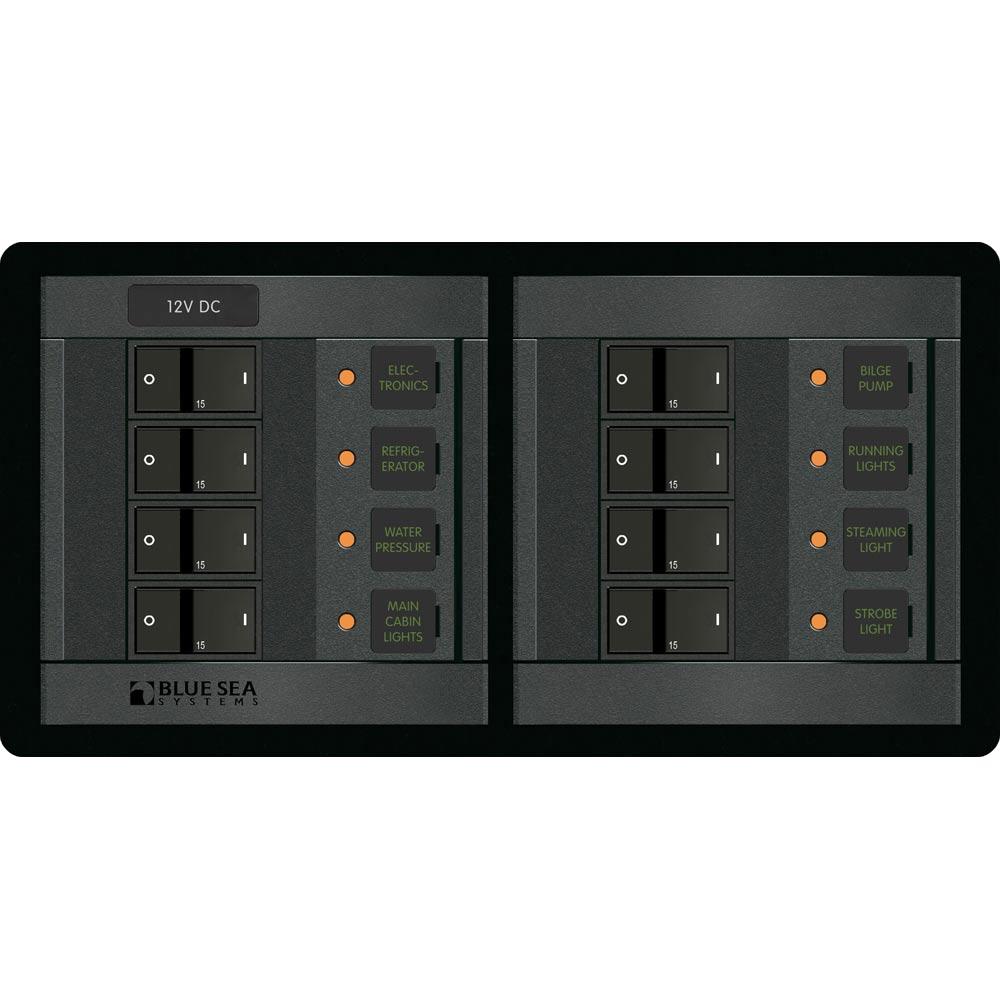 BLUE SEA 1225 12V DC 8 POSITION - HORIZONTAL - High quality product image showing BLUE SEA 1225 12V DC 8 POSITION - HORIZONTAL details and features BLUE SEA 1225 12V DC 8 POSITION - HORIZONTAL - High quality product image showing BLUE SEA 1225 12V DC 8 POSITION - HORIZONTAL details and features