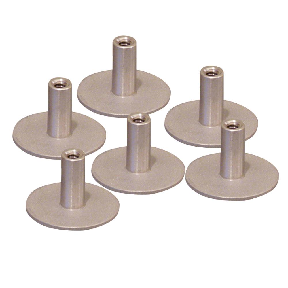 WELD MOUNT 142012304 STAINLESS STEEL STANDOFF 1.25 INCH BASE 1/4 INCH X 20 THREAD .75 TALL - 6-PACK from The Twister Group WELD MOUNT 142012304 STAINLESS STEEL STANDOFF 1.25 INCH BASE 1/4 INCH X 20 THREAD .75 TALL - 6-PACK - The Twister Group Tools product