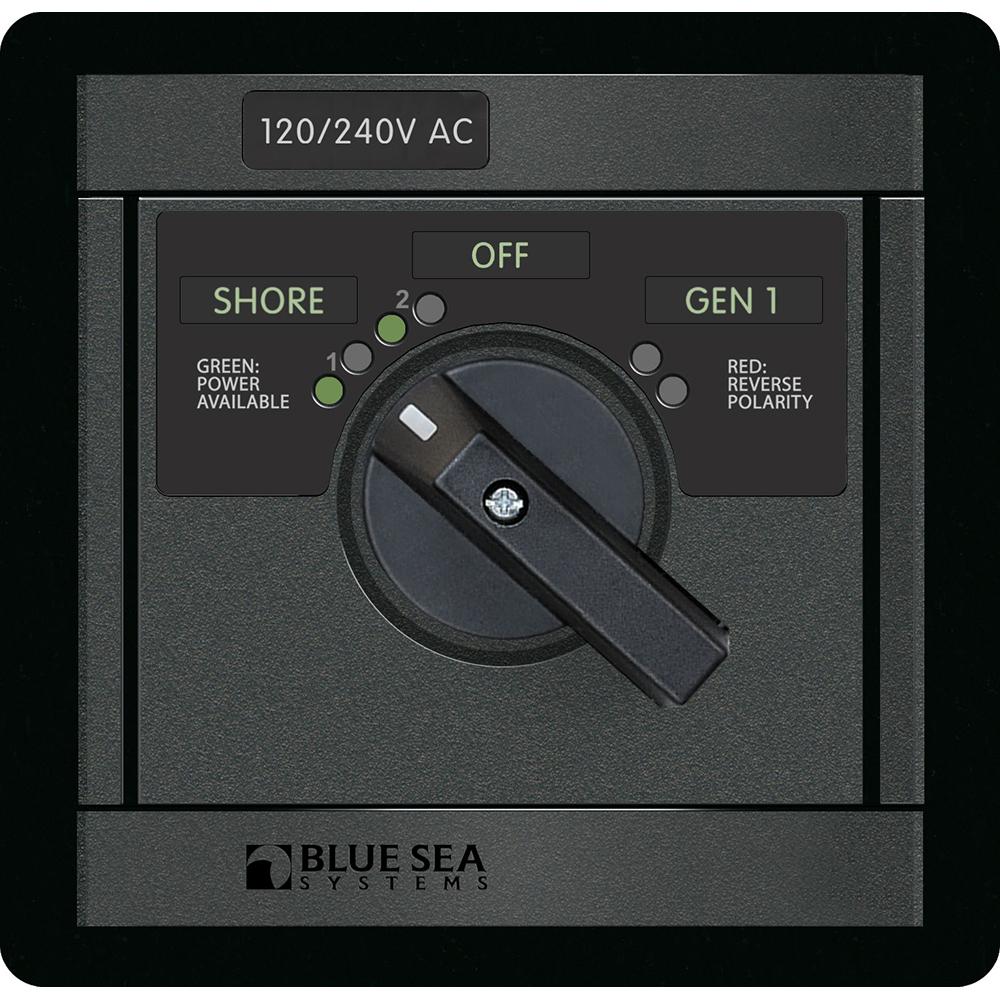 BLUE SEA 1480 10/240V AC ROTARY 65A OFF + 2 SOURCES 2X120V/1X240V from The Twister Group BLUE SEA 1480 10/240V AC ROTARY 65A OFF + 2 SOURCES 2X120V/1X240V - The Twister Group Tools product