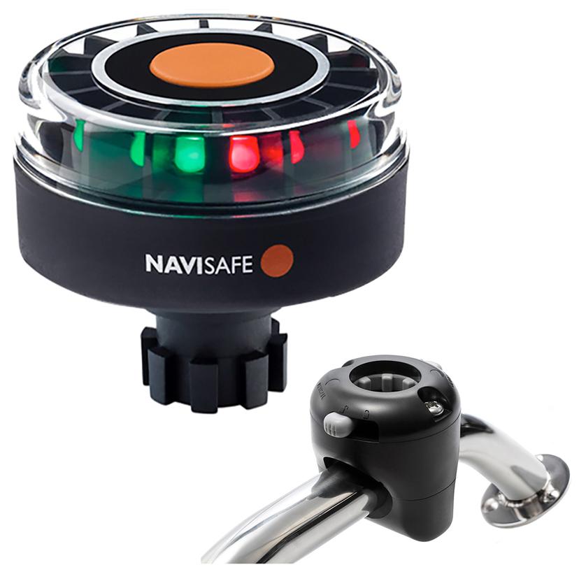 NAVISAFE 342KIT NAVILIGHT TRICOLOR 2NM WITH NAVIBOLT BASE & RAIL MOUNT - BLACK NAVISAFE 342KIT NAVILIGHT TRICOLOR 2NM WITH NAVIBOLT BASE & RAIL MOUNT - BLACK