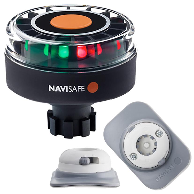 NAVISAFE 342KIT4 NAVILIGHT TRICOLOR 2NM WITH NAVIBOLT BASE & RIB MOUNT - WHITE NAVISAFE 342KIT4 NAVILIGHT TRICOLOR 2NM WITH NAVIBOLT BASE & RIB MOUNT - WHITE