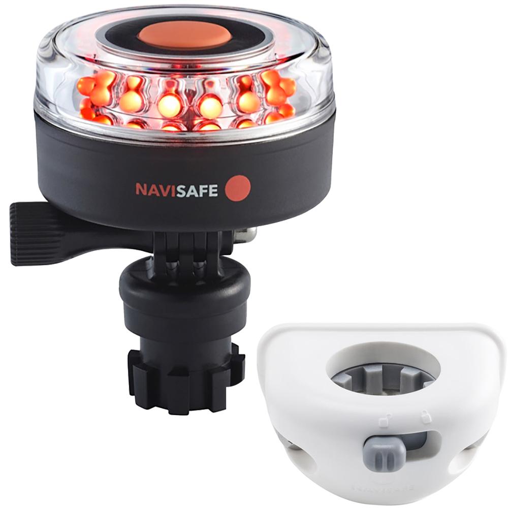 NAVISAFE 045KIT6 NAVILIGHT ALL RED 360 DEGREE 2NM WITH NAVIMOUNT BASE & VERTICAL MOUNT - WHITE - High quality product image showing NAVISAFE 045KIT6 NAVILIGHT ALL RED 360 DEGREE 2NM WITH NAVIMOUNT BASE & VERTICAL MOUNT - WHITE details and features NAVISAFE 045KIT6 NAVILIGHT ALL RED 360 DEGREE 2NM WITH NAVIMOUNT BASE & VERTICAL MOUNT - WHITE - High quality product image showing NAVISAFE 045KIT6 NAVILIGHT ALL RED 360 DEGREE 2NM WITH NAVIMOUNT BASE & VERTICAL MOUNT - WHITE details and features