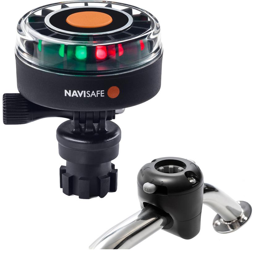 NAVISAFE 340KIT NAVILIGHT 2NM TRICOLOR WITH NAVIMOUNT BASE & RAIL MOUNT - BLACK NAVISAFE 340KIT NAVILIGHT 2NM TRICOLOR WITH NAVIMOUNT BASE & RAIL MOUNT - BLACK
