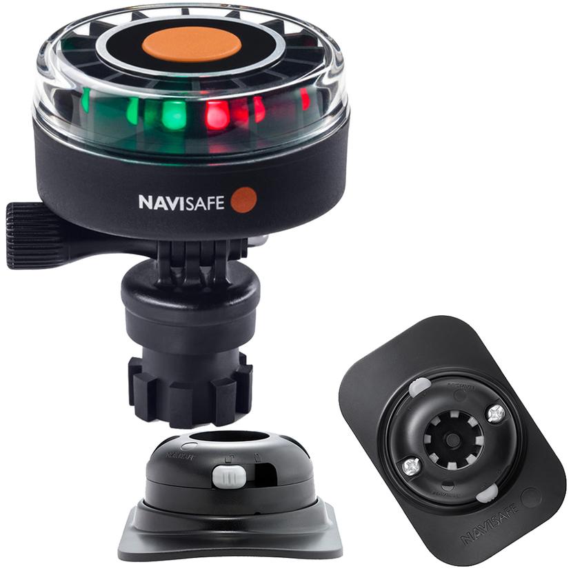 NAVISAFE 340KIT2 NAVILIGHT 2NM TRICOLOR WITH NAVIMOUNT BASE & RIB MOUNT - BLACK NAVISAFE 340KIT2 NAVILIGHT 2NM TRICOLOR WITH NAVIMOUNT BASE & RIB MOUNT - BLACK