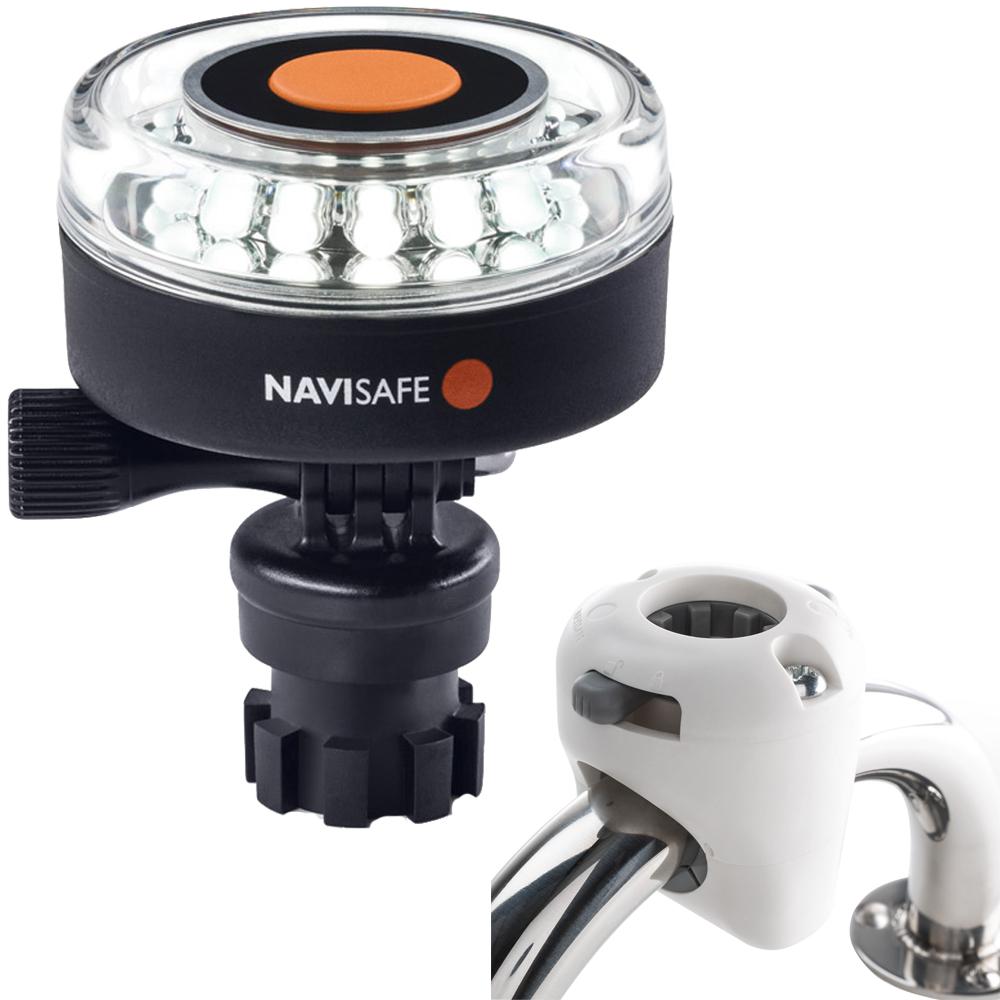 NAVISAFE 040KIT3 NAVILIGHT 360 DEGREE 2NM WHITE WITH NAVIMOUNT BASE & RAIL MOUNT - WHITE - High quality product image showing NAVISAFE 040KIT3 NAVILIGHT 360 DEGREE 2NM WHITE WITH NAVIMOUNT BASE & RAIL MOUNT - WHITE details and features NAVISAFE 040KIT3 NAVILIGHT 360 DEGREE 2NM WHITE WITH NAVIMOUNT BASE & RAIL MOUNT - WHITE - High quality product image showing NAVISAFE 040KIT3 NAVILIGHT 360 DEGREE 2NM WHITE WITH NAVIMOUNT BASE & RAIL MOUNT - WHITE details and features