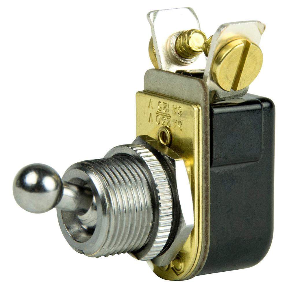 BEP 1002022 SPST CHROME PLATED TOGGLE SWITCH - 3/8 INCH BALL HANDLE - OFF/ON from The Twister Group BEP 1002022 SPST CHROME PLATED TOGGLE SWITCH - 3/8 INCH BALL HANDLE - OFF/ON - The Twister Group Tools product