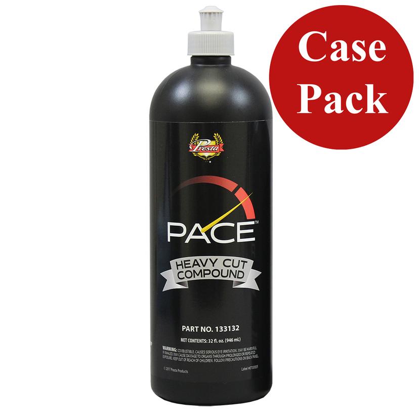 PRESTA 133132CASE PACE HEAVY CUT COMPOUND - 32OZ (CASE OF 6) PRESTA 133132CASE PACE HEAVY CUT COMPOUND - 32OZ (CASE OF 6)
