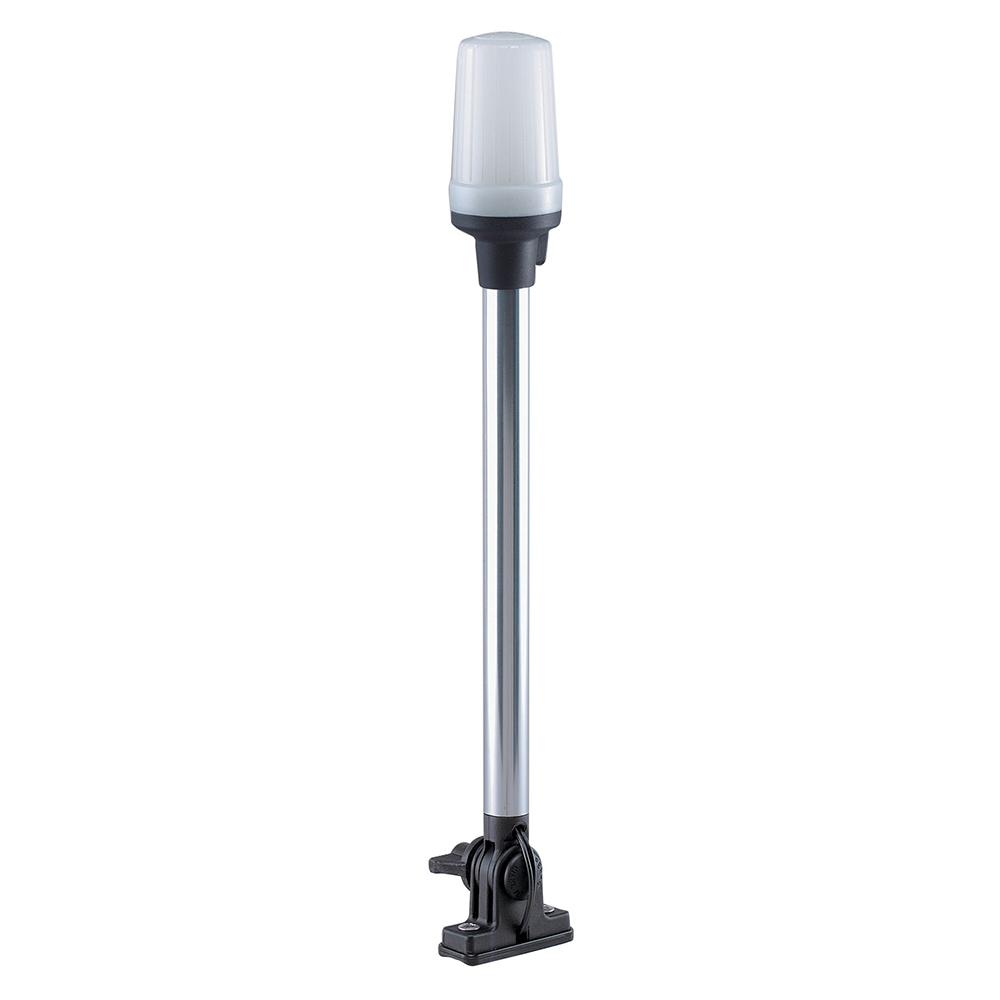 PERKO 1137DP0CHR FOLD DOWN ALL-ROUND POLE LIGHT - VERTICAL MOUNT - WHITE from The Twister Group PERKO 1137DP0CHR FOLD DOWN ALL-ROUND POLE LIGHT - VERTICAL MOUNT - WHITE - The Twister Group Tools product