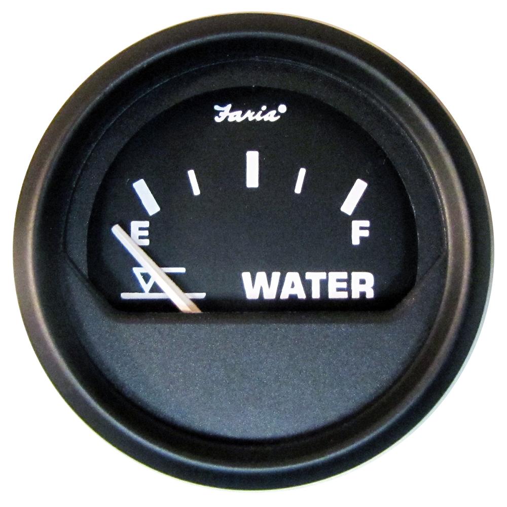 FARIA 12830 EURO BLACK 2 INCH TANK LEVEL GAUGE - POTABLE WATER from The Twister Group FARIA 12830 EURO BLACK 2 INCH TANK LEVEL GAUGE - POTABLE WATER - The Twister Group product