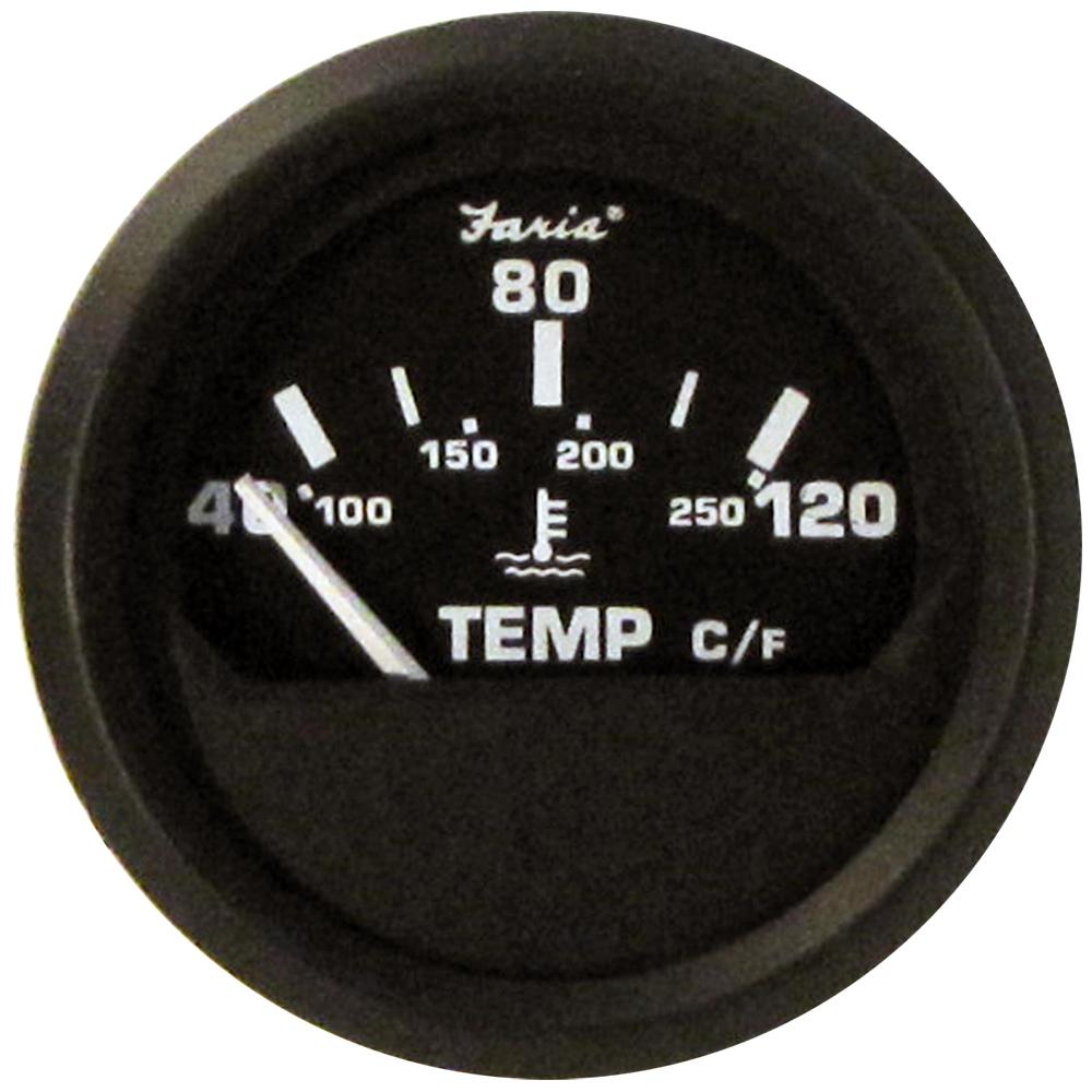 FARIA 12814 EURO BLACK 2 INCH WATER TEMPERATURE GAUGE - METRIC (40 TO 120°C) from The Twister Group FARIA 12814 EURO BLACK 2 INCH WATER TEMPERATURE GAUGE - METRIC (40 TO 120°C) - The Twister Group product
