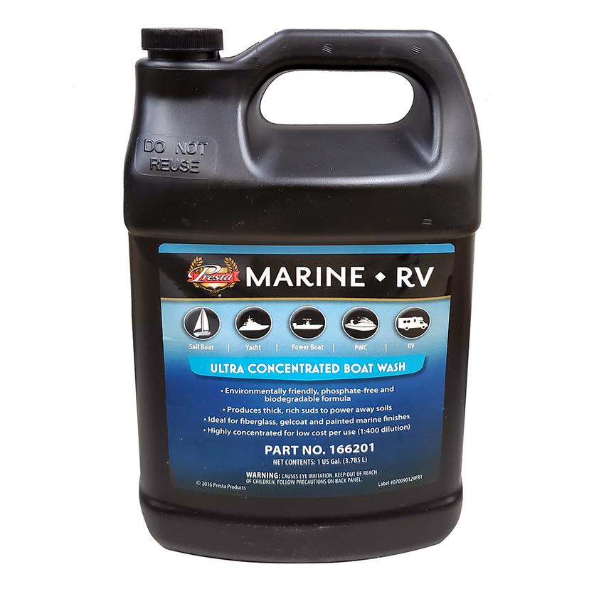 PRESTA 166201 ULTRA CONCENTRATED BOAT WASH - 1 GALLON PRESTA 166201 ULTRA CONCENTRATED BOAT WASH - 1 GALLON