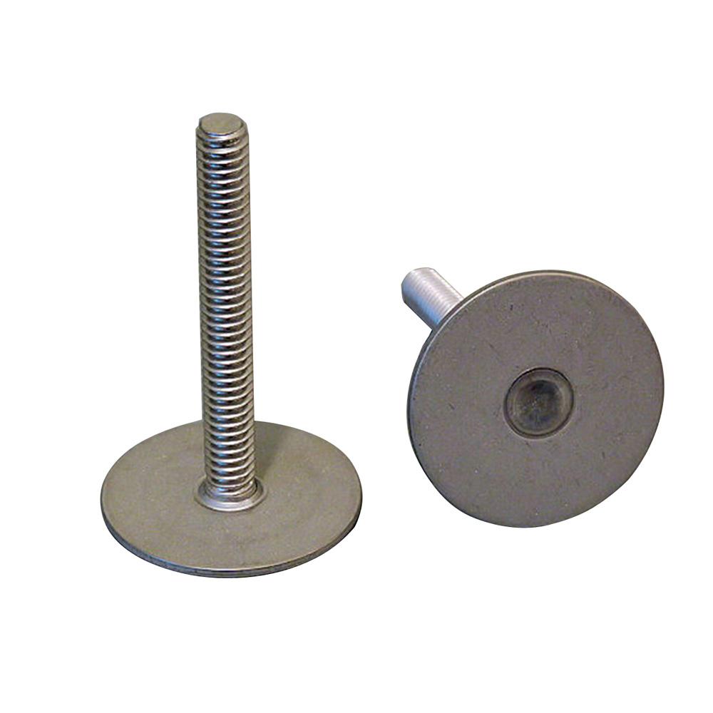 WELD MOUNT 142012100 STAINLESS STEEL STUD 1.25 INCH BASE 1/4 X 20 THREAD 0.75 INCH TALL - 100 PACK from The Twister Group WELD MOUNT 142012100 STAINLESS STEEL STUD 1.25 INCH BASE 1/4 X 20 THREAD 0.75 INCH TALL - 100 PACK - The Twister Group Tools product