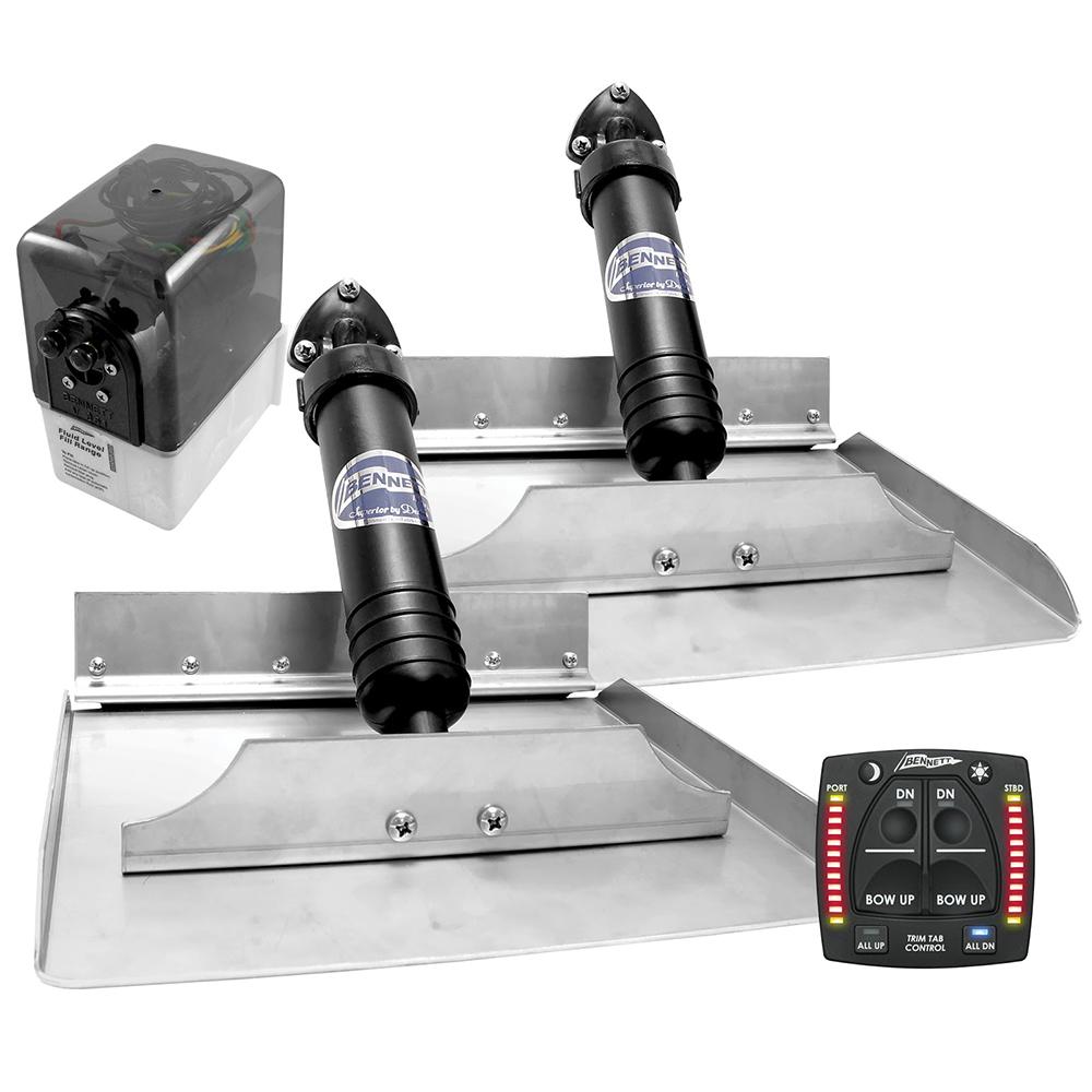 BENNETT MARINE 1212OBI BENNETT 12X12 HYDRAULIC TRIM TAB SYSTEM W/ONE BOX INDICATION from The Twister Group BENNETT MARINE 1212OBI BENNETT 12X12 HYDRAULIC TRIM TAB SYSTEM W/ONE BOX INDICATION - The Twister Group Tools product