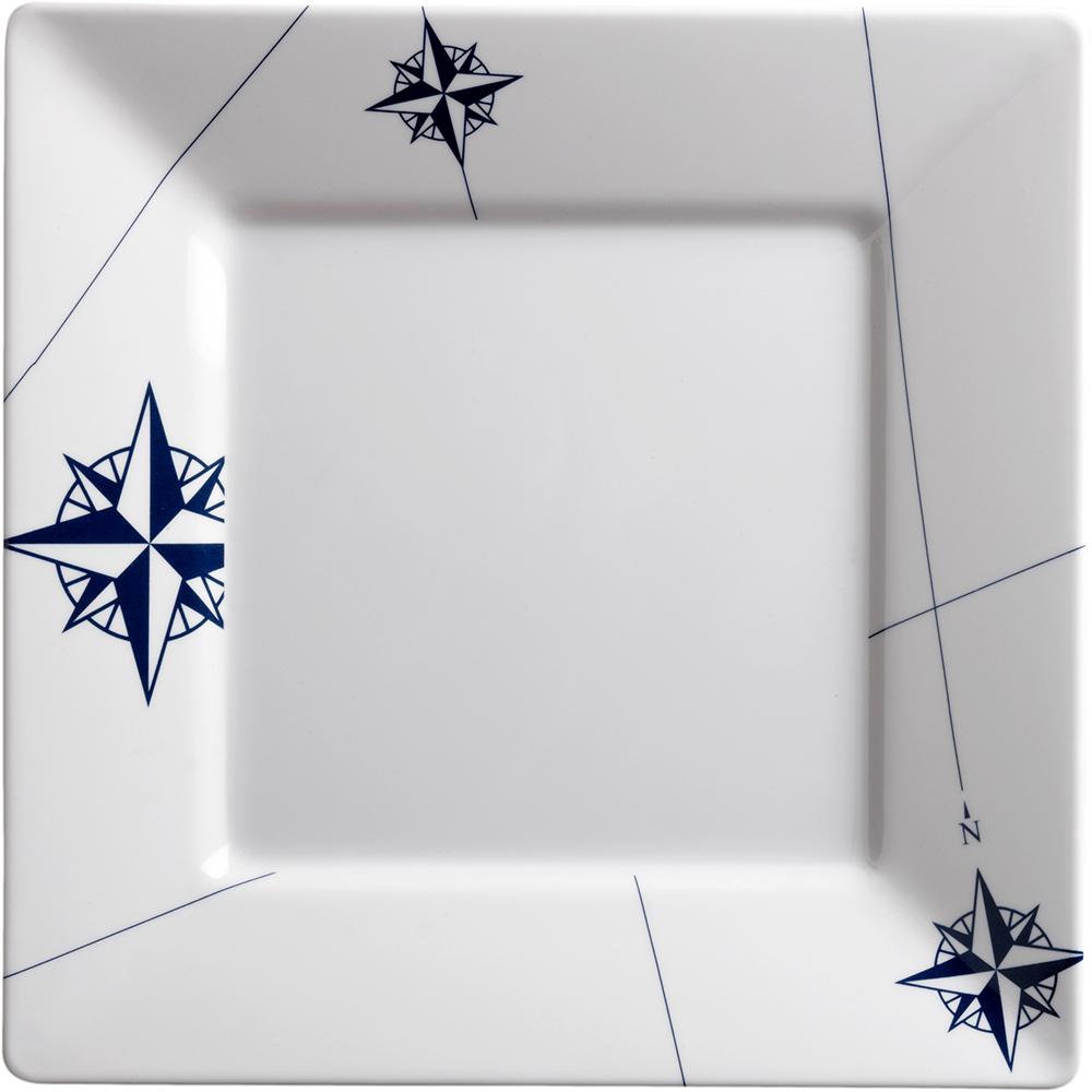 MARINE BUSINESS 15021C MELAMINE SQUARE, FLAT DINNER PLATE - NORTHWIND - 10 INCH X 10 INCH SET OF 6 from The Twister Group MARINE BUSINESS 15021C MELAMINE SQUARE, FLAT DINNER PLATE - NORTHWIND - 10 INCH X 10 INCH SET OF 6 - The Twister Group Tools product