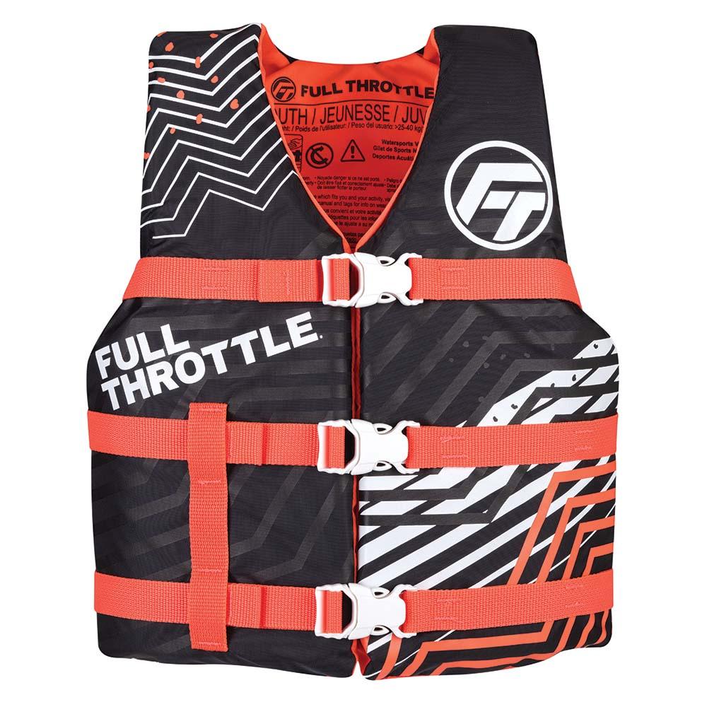 FULL THROTTLE 112200-105-002-22 YOUTH NYLON LIFE JACKET - PINK/BLACK from The Twister Group FULL THROTTLE 112200-105-002-22 YOUTH NYLON LIFE JACKET - PINK/BLACK - The Twister Group Tools product