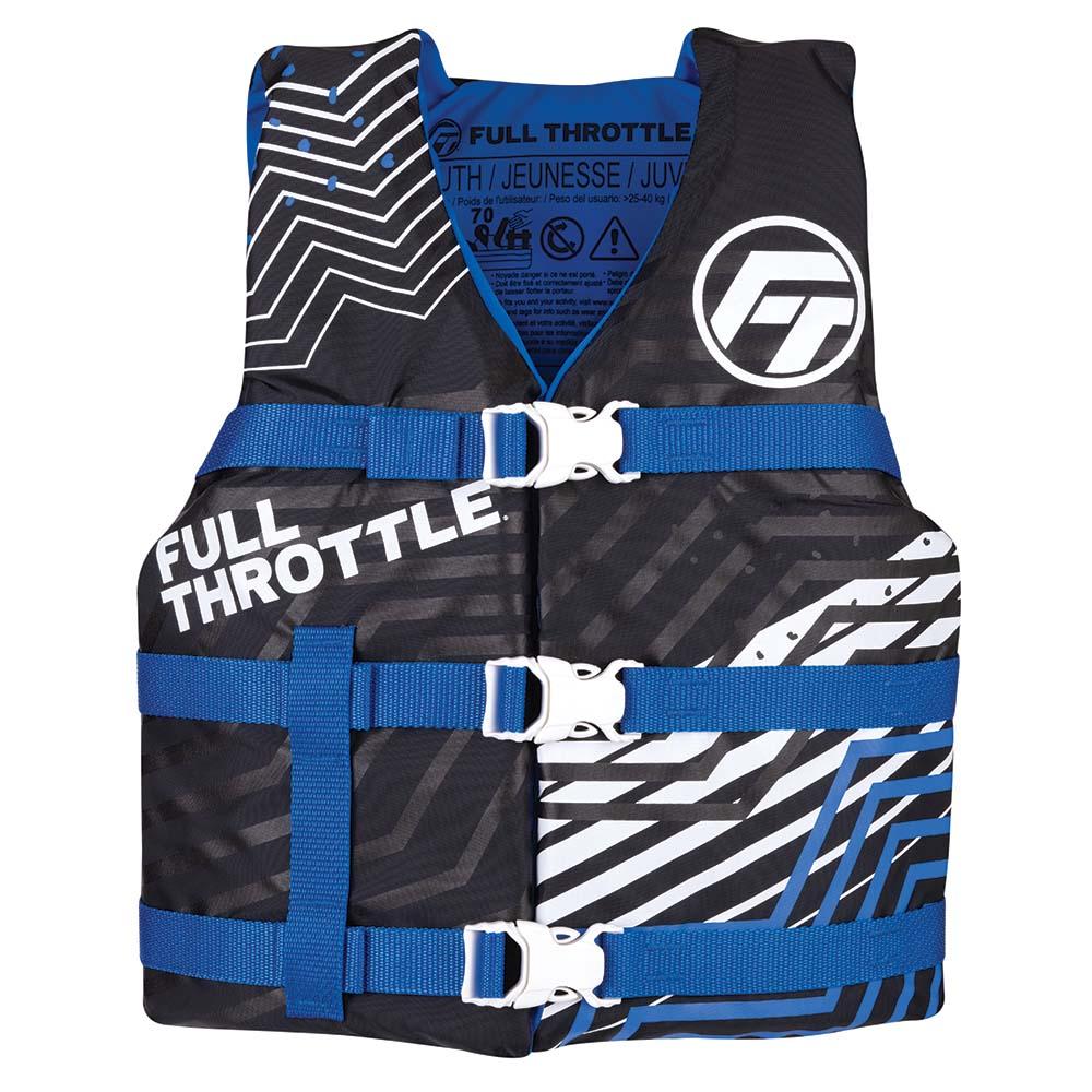 FULL THROTTLE 112200-500-002-22 YOUTH NYLON LIFE JACKET - BLUE/BLACK from The Twister Group FULL THROTTLE 112200-500-002-22 YOUTH NYLON LIFE JACKET - BLUE/BLACK - The Twister Group Tools product