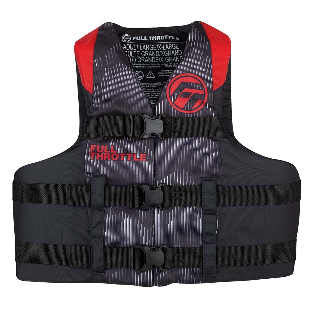FULL THROTTLE 112200-100-030-22 ADULT NYLON LIFE JACKET S/M - RED/BLACK from The Twister Group FULL THROTTLE 112200-100-030-22 ADULT NYLON LIFE JACKET S/M - RED/BLACK - The Twister Group Tools product