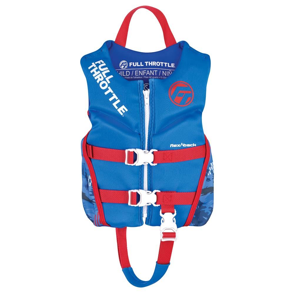 FULL THROTTLE 142500-500-001-22 CHILD RAPID-DRY FLEX-BACK LIFE JACKET - BLUE from The Twister Group FULL THROTTLE 142500-500-001-22 CHILD RAPID-DRY FLEX-BACK LIFE JACKET - BLUE - The Twister Group Tools product