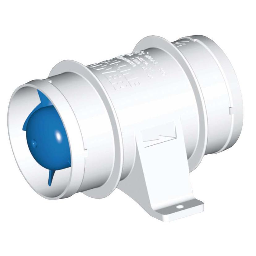 RULE 140-24V IN-LINE 3 INCH BILGE BLOWER - 24V RULE 140-24V IN-LINE 3 INCH BILGE BLOWER - 24V