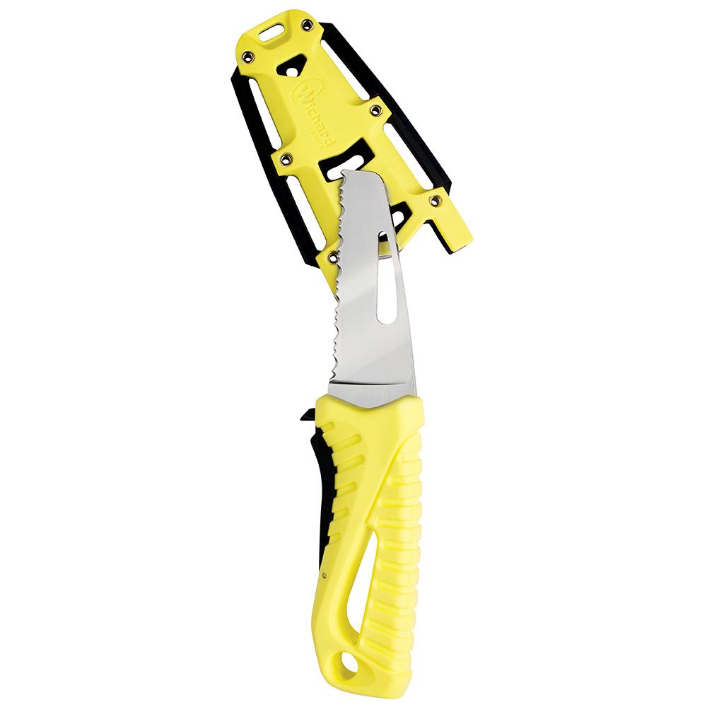 WICHARD 10192 OFFSHORE RESCUE KNIFE FIXED BLADE - FLUORESCENT - High quality product image showing WICHARD 10192 OFFSHORE RESCUE KNIFE FIXED BLADE - FLUORESCENT details and features WICHARD 10192 OFFSHORE RESCUE KNIFE FIXED BLADE - FLUORESCENT - High quality product image showing WICHARD 10192 OFFSHORE RESCUE KNIFE FIXED BLADE - FLUORESCENT details and features