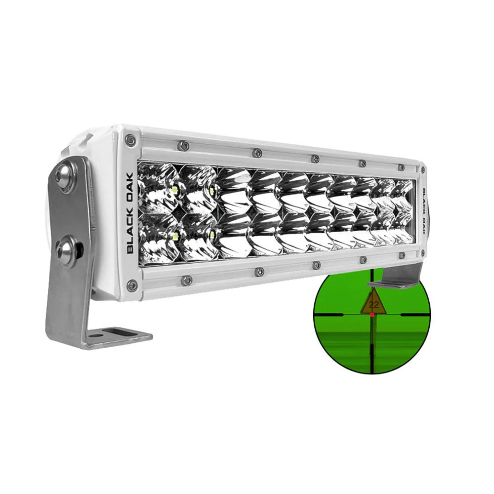 BLACK OAK 10MIR-850 PRO SERIES DOUBLE ROW COMBO INFRARED 10 INCH 850NM LIGHT BAR - WHITE from The Twister Group BLACK OAK 10MIR-850 PRO SERIES DOUBLE ROW COMBO INFRARED 10 INCH 850NM LIGHT BAR - WHITE - The Twister Group Tools product