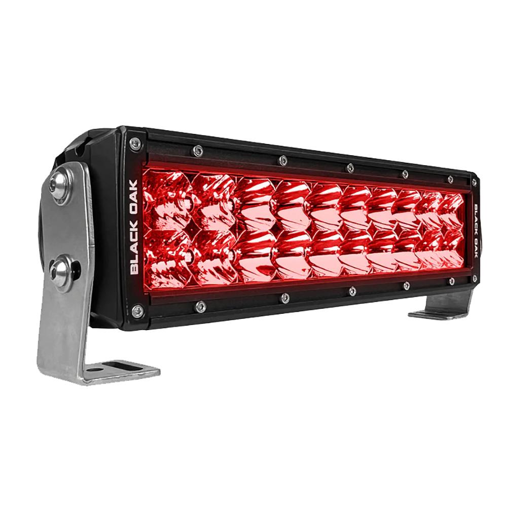 BLACK OAK 10R-D3OS DOUBLE ROW COMBO RED PREDATOR HUNTING 10 INCH LIGHT BAR - BLACK from The Twister Group BLACK OAK 10R-D3OS DOUBLE ROW COMBO RED PREDATOR HUNTING 10 INCH LIGHT BAR - BLACK - The Twister Group Tools product