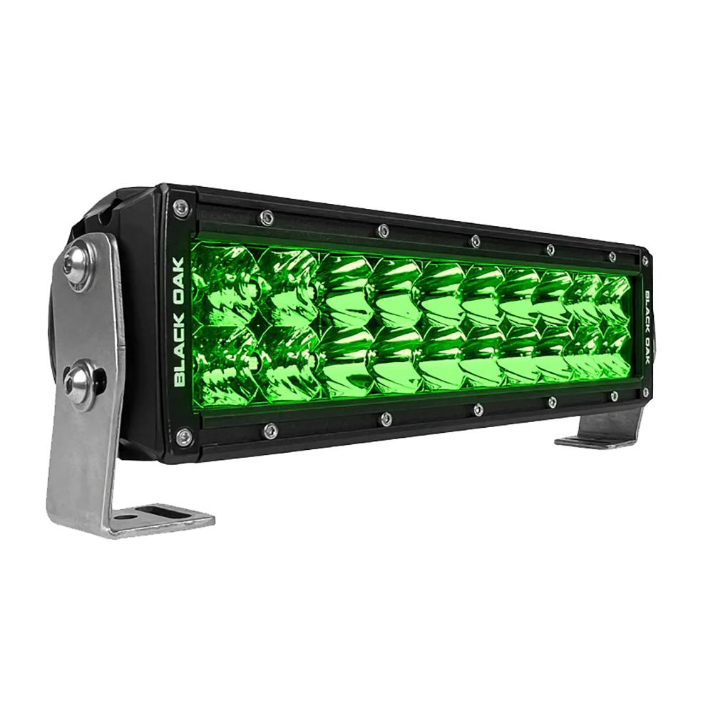 BLACK OAK 10G-D3OS DOUBLE ROW COMBO GREEN HOG HUNTING 10 INCH LIGHT BAR - BLACK from The Twister Group BLACK OAK 10G-D3OS DOUBLE ROW COMBO GREEN HOG HUNTING 10 INCH LIGHT BAR - BLACK - The Twister Group Tools product