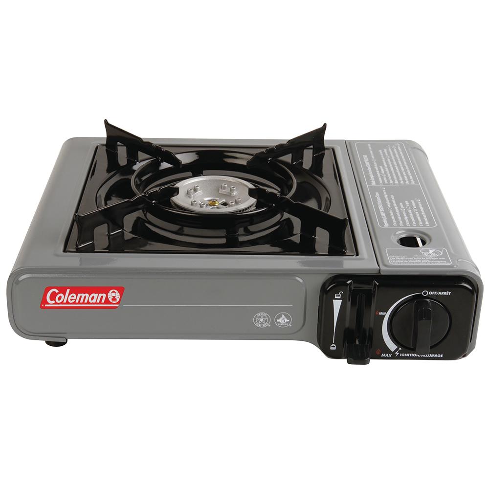 COLEMAN 2000037885 TABLE TOP 1 BURNER BUTANE CAMPING STOVE - GREY from The Twister Group COLEMAN 2000037885 TABLE TOP 1 BURNER BUTANE CAMPING STOVE - GREY - The Twister Group Tools product