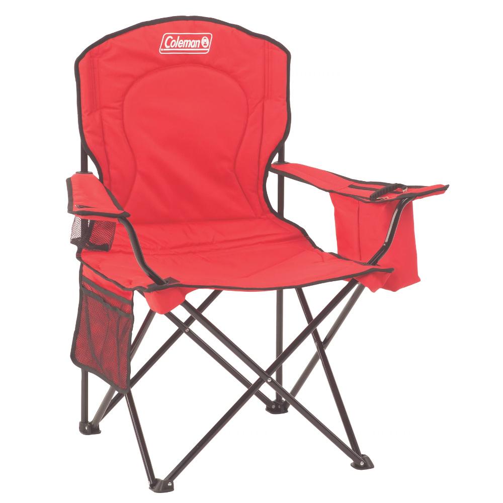 COLEMAN 2000035686 COOLER QUAD CHAIR - RED from The Twister Group COLEMAN 2000035686 COOLER QUAD CHAIR - RED - The Twister Group Tools product