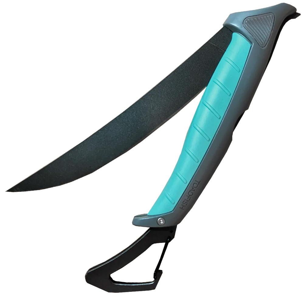 TOADFISH 1082 STOWAWAY FOLDING FILLET KNIFE W/BUILT-IN CARABINER - 8.5 INCH from The Twister Group TOADFISH 1082 STOWAWAY FOLDING FILLET KNIFE W/BUILT-IN CARABINER - 8.5 INCH - The Twister Group Tools product