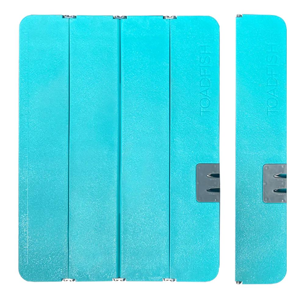TOADFISH 1086 XL STOWAWAY FOLDING CUTTING BOARD W/BUILT-IN KNIFE SHARPENER - TEAL from The Twister Group TOADFISH 1086 XL STOWAWAY FOLDING CUTTING BOARD W/BUILT-IN KNIFE SHARPENER - TEAL - The Twister Group Tools product