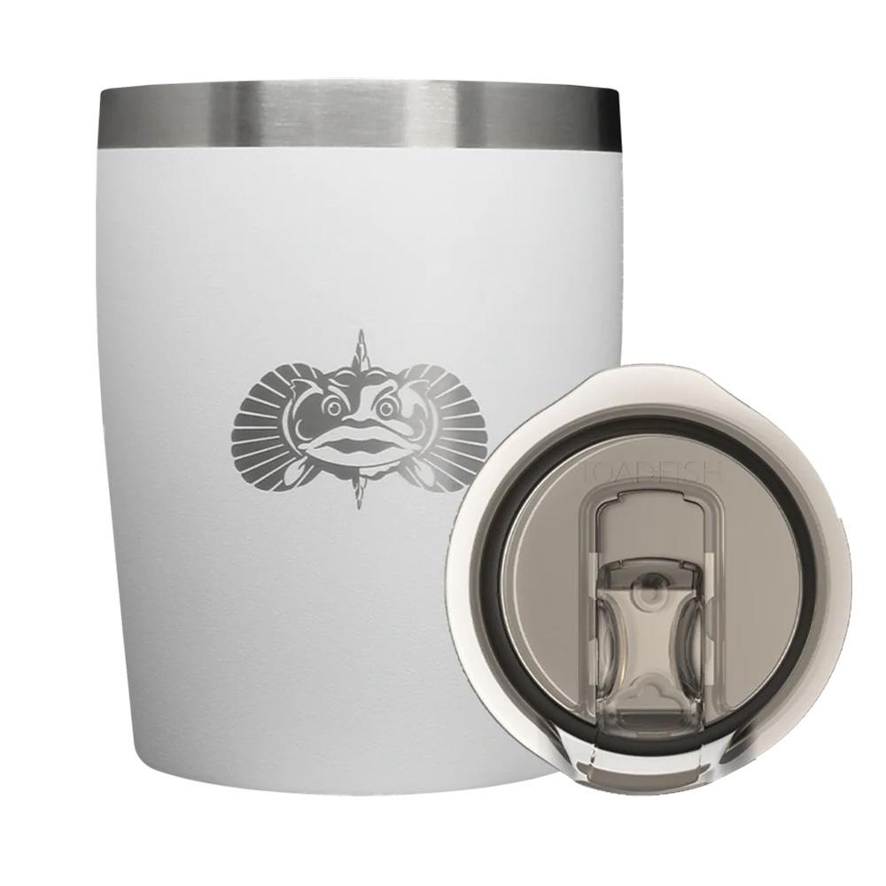 TOADFISH 1076 NON-TIPPING 10OZ ROCKS TUMBLER - WHITE from The Twister Group TOADFISH 1076 NON-TIPPING 10OZ ROCKS TUMBLER - WHITE - The Twister Group Tools product