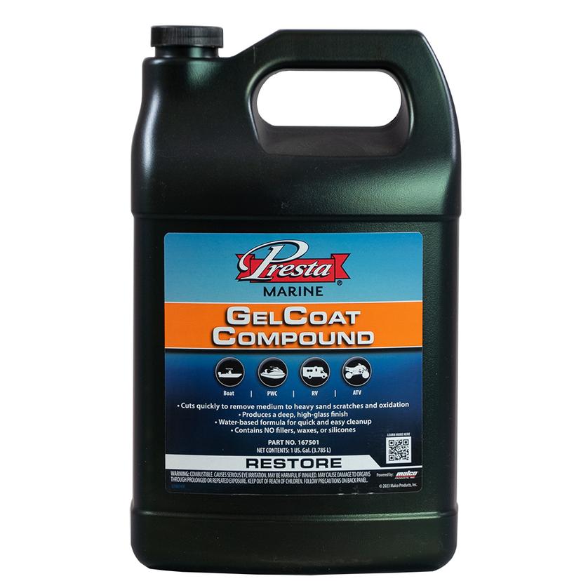 PRESTA 167501 GEL COAT COMPOUND 1 GAL. PRESTA 167501 GEL COAT COMPOUND 1 GAL.