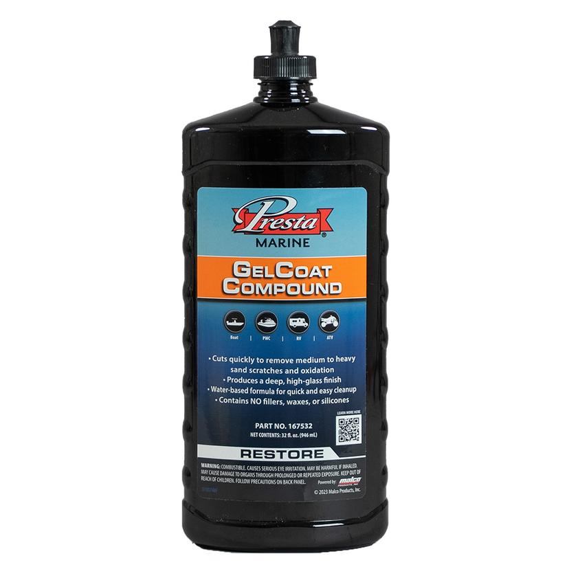 PRESTA 167532 GEL COAT COMPOUND 32 FL. OZ. PRESTA 167532 GEL COAT COMPOUND 32 FL. OZ.