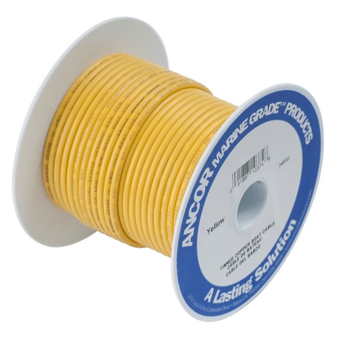 ANCOR 112925 #6 Yellow 250FT Spool Tinned Cooper - High quality product image showing ANCOR 112925 #6 Yellow 250FT Spool Tinned Cooper details and features ANCOR 112925 #6 Yellow 250FT Spool Tinned Cooper - High quality product image showing ANCOR 112925 #6 Yellow 250FT Spool Tinned Cooper details and features