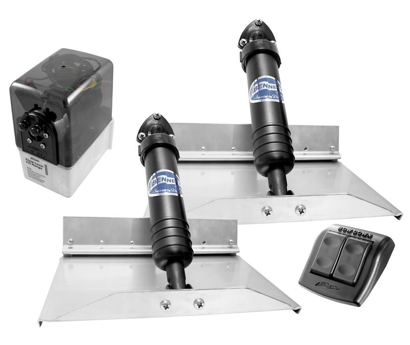 BENNETT MARINE 129E 12X9 Trim Tabs W/Euro Waterproof Rocker BENNETT MARINE 129E 12X9 Trim Tabs W/Euro Waterproof Rocker