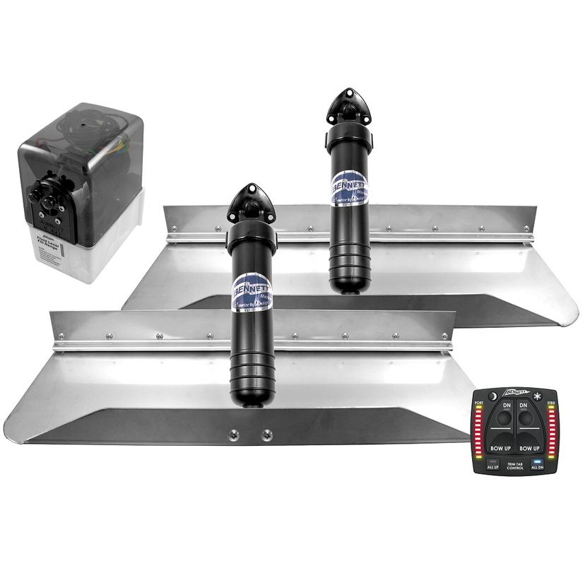 BENNETT MARINE 249OBI 24X9 Trimtabs With One Box Indication BENNETT MARINE 249OBI 24X9 Trimtabs With One Box Indication